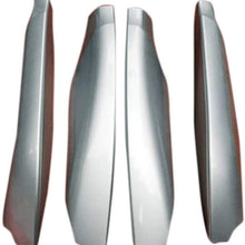 WNHSNM for Toyota Land Cruiser Prado J150 2010-2018 Car Roof Rails Rack End Cap Protection Cover Rail End Shell Replacement 4pcs (Color : Black)