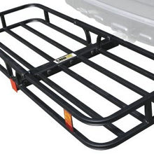 MaxxHaul 70107 Hitch Mount Compact Cargo Carrier - 53" x 19-1/2" - 500 lb. Maximum Capacity for 2" Hitch Receiver