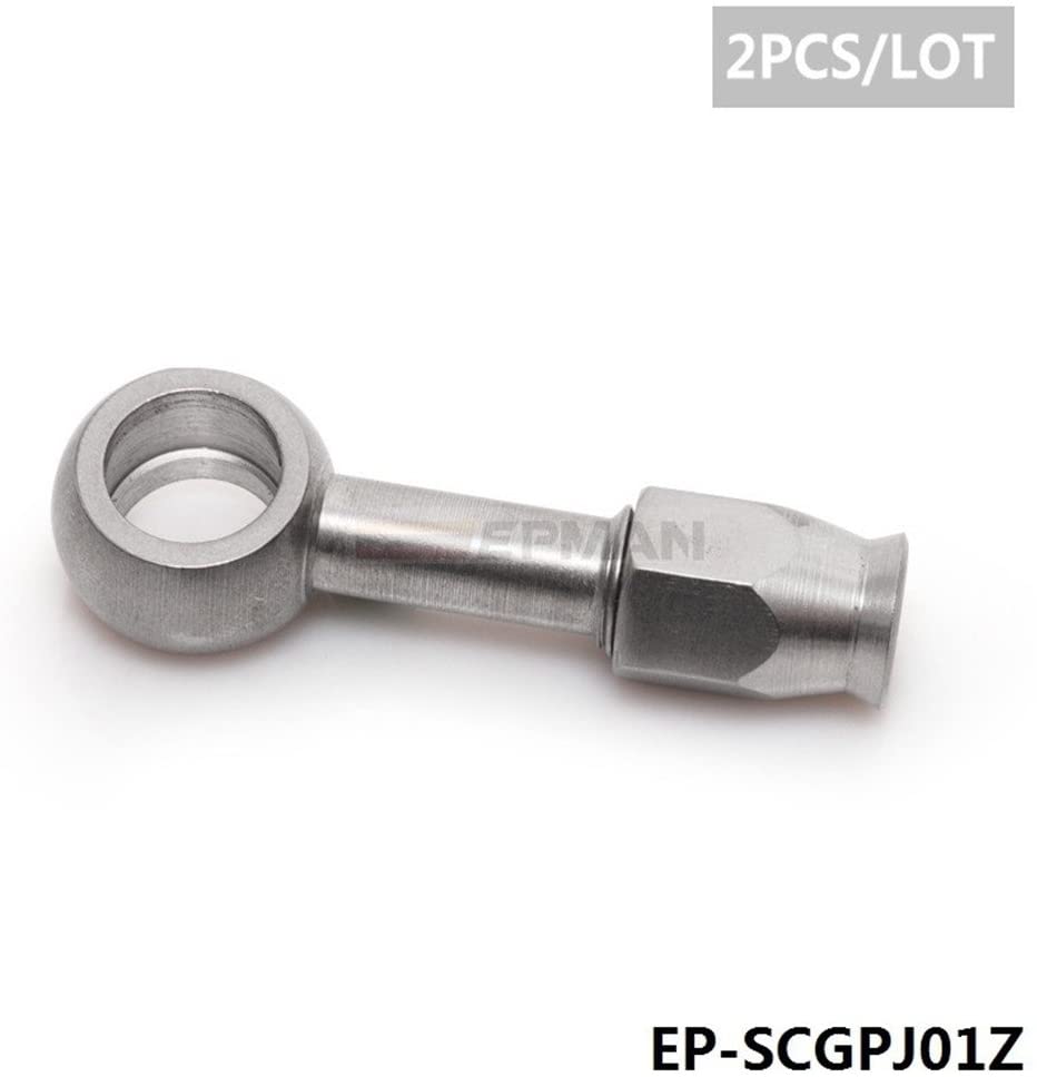 Epman EP-SCGPJ01Z(2PC) 2Pcs/Lot 10mm Motorcycle Motor Bike Hydraulic Brake Oil Hose Line Banjo Fitting Stainless Steel