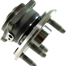 Rear Wheel Bearing Hub Assembly Fit 2010-2017 Chevrolet Equinox, 2010-2017 GMC Terrain Hub Bearing w/ABS, 5 Lugs, Replace 512440