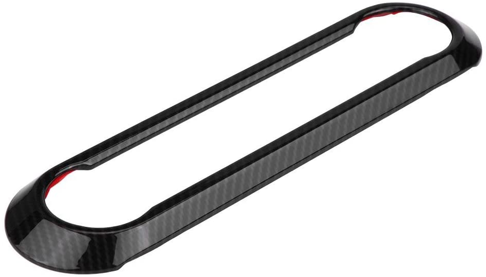 Car decoration, Qiilu Car Interior Air Conditioner Knob Panel Frame Cover Trim for Alfa Romeo Stelvio/Giulia