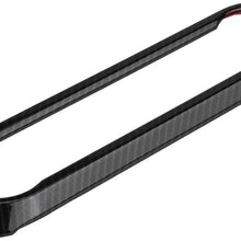 Car decoration, Qiilu Car Interior Air Conditioner Knob Panel Frame Cover Trim for Alfa Romeo Stelvio/Giulia