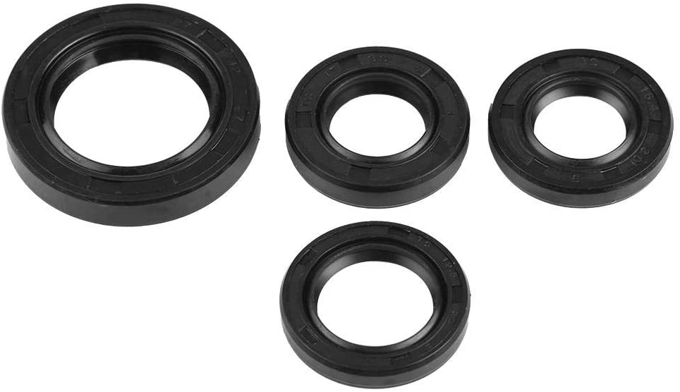 4 Pcs Engine Crank Crankshaft Gear Crank Case Oil Seal for most GY6 50cc 139 QMB Scooters 038954823