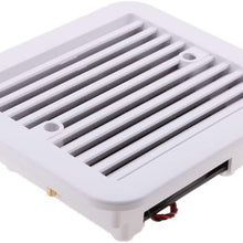 HNIWDJ 2Pcs 12V Universal RV Side Air Vent 2000RPM Cooling Trailer Exhaust Fan Caravan Effective Ceiling Mount Ventilation (Color : White)