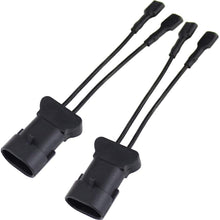 FARBIN Waterproof Auto Horn 12V Car Horn Loud Dual-Tone Electric Snail Horn Kit with 2Pcs Adapter Wiring Harness Pigtail Socket for BUICK