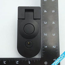 OWACH RV Compartment Lock Trigger Latch Baggage Door Latch, with Key,Flat Bracket, Long Grip arm - Adjustable Grip Range: 1.77"-2.25"(45-57mm)