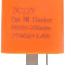 5pcs/set 12v 2 pin Electronic Turn Signal Flasher Relay, Turn Signal Flasher Relay for Led Lights