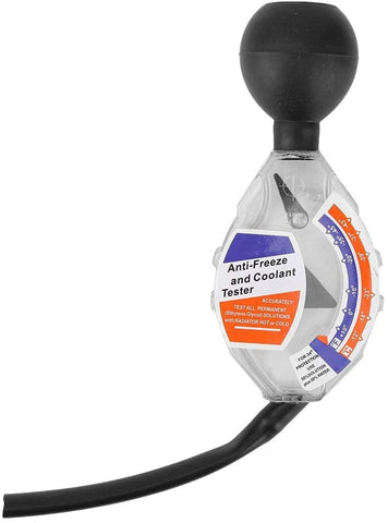 Coolant Tester,ABS Rapid-Test Antifreeze Densitometer Coolant Tester Quality Dial Type,Calibrated in °C and °F