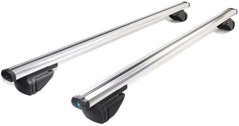 LINGJIE Durable 2Pcs Aluminium Alloy Roof Rack Cross Bars Fit for to YOTA RAV 4 SUV 2016-ONWARDS Adjustable Cross Bar Universal Load Roof Cargo Bars Lockable