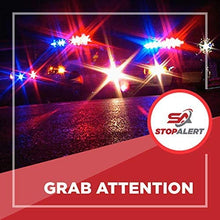 Stop-Alert WigWagger 72 Electronic Wig Wag Alternating Flasher Relay - Waterproof Universal Emergency Police Ambulance Car Controller LED Strobe Light Box Kit- Compatible 12-24V