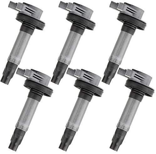 ECCPP Portable Spare Car Ignition Coils Compatible with Ford/Lincoln/Mazda/Mercury 2007-2011 Replacement for UF553 DG520 for Travel, Transportation and Repair (Pack of 6) (6PCS)