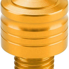 Akozon Decorative Screw Cap Covers 10mm Motorcycle Modified Rearview Mirror Seat For Yamaha (Yellow)