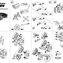 TRW TPC1697 Premium Ceramic Front Disc Brake Pad Set