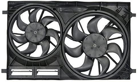 Rareelectrical NEW DUAL RADIATOR AND CONDENSER FAN COMPATIBLE WITH FORD TRANSIT-150 2015-2016 CK4Z-8C607-B CK4Z8C607B FO3115211