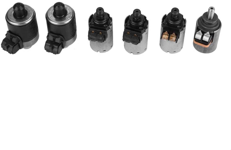 Transmission Solenoid Kit, 6Pcs 722.6 Transmission Solenoids Set for Mercedes Benz Automatic Transmission