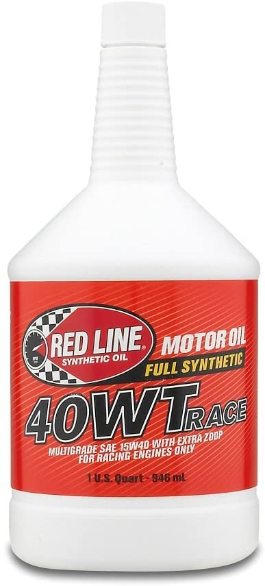 Red Line 10404-12PK 40 WT SAE 15W-40 Racing Motor Oil - 1 Quart Bottle, (Pack of 12)