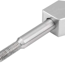 Car Gear Shift Knob Extender Shifter Extension Stainless Steel Adjustable Height Lever Extension for Manual Shift Knob (Black)