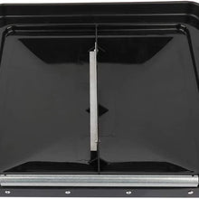 Liftstrut Roof Vent Cover fit for RV Trailer Camper Motorhome VL200-B Black 90112-C 14 x 14 Vent Lid kit 1 pac Easy Install Fresh Air Rain Vent Lid Ventilation