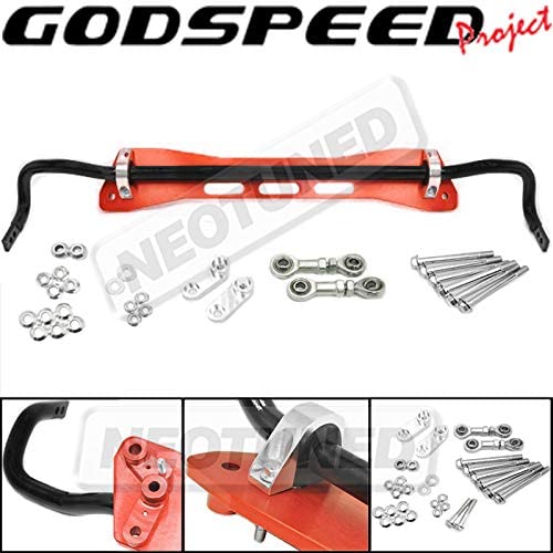 Godspeed For Honda Civic 92-95 EG Godspeed SB-060-Silver Rear Sway Bar Subframe Brace Kit (Silver)