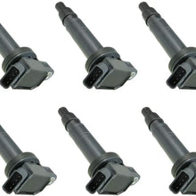 6 PCS Ignition Coil For L4 V6 2.7L 4.0L 07-09 FJ CRUISER / 05-15 TACOMA / 03-09 4RUNNER / 05-14 TUNDRA