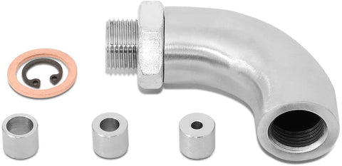 DNA Motoring ADT-O2-T8 90-Degree O2 Sensor Defouler+ 3 X Adjustable Flow Inserts