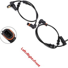 ZENITHIKE ABS Wheel Speed Sensor Left+Right+Front ALS406 Compatible with 2001-2006 Mercedes-Benz CL55 AMG 2002 Mercedes-Benz CL230 2002 Mercedes-Benz CL200