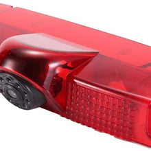 Navinio New Version Car Third Roof Top Mount Brake Lamp Camera Brake Light Rear View Backup Camera+7" LCD Car Dashboard Color Monitor for Chevrolet Express GMC Savana Vans Exporer Vans Cargo