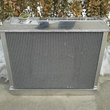 3 Rows Aluminum Radiator + Fan For Chevy Truck C10 C20 C30 1963-1966 1964 1965