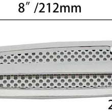 LSJVFK Car Air Flow Intake Grilles Hood Scoop Stickers Auto Bonnet Grille Vent Universal