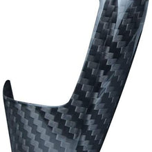 Bluecow Carbon Fiber Gear Shift Knob Cover Trim, Replacement Accessories for BMW F01 F02 F07 F10 F11 F15 F16 F18 F20 F21 F22 F23 F30 F32 F33 F34 F35 F36 E70 E71 E70M E71M