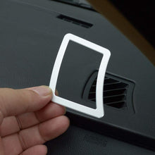 GLEETIEZ Car Interior Air Conditioner Outlet Decoration Frame Cover Trim Dashboard Air Vents Sticker,for BMW 5-Series E60 2006-2010 LHD