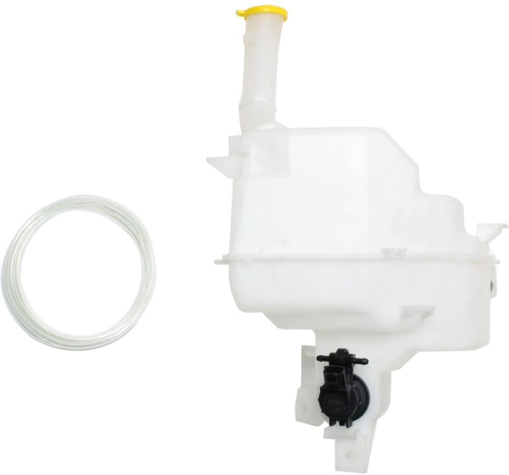 Washer Reservoir Windshield Expansion Tank w/Washer Pump and Cap compatible with Vehicles w/Headlight Washer Small Tank