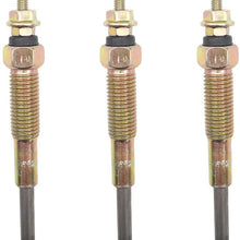 3 pcs Glow Plug SBA185366060 1273118c1 for Case IH Ford New Holland Schumacher Shibaura