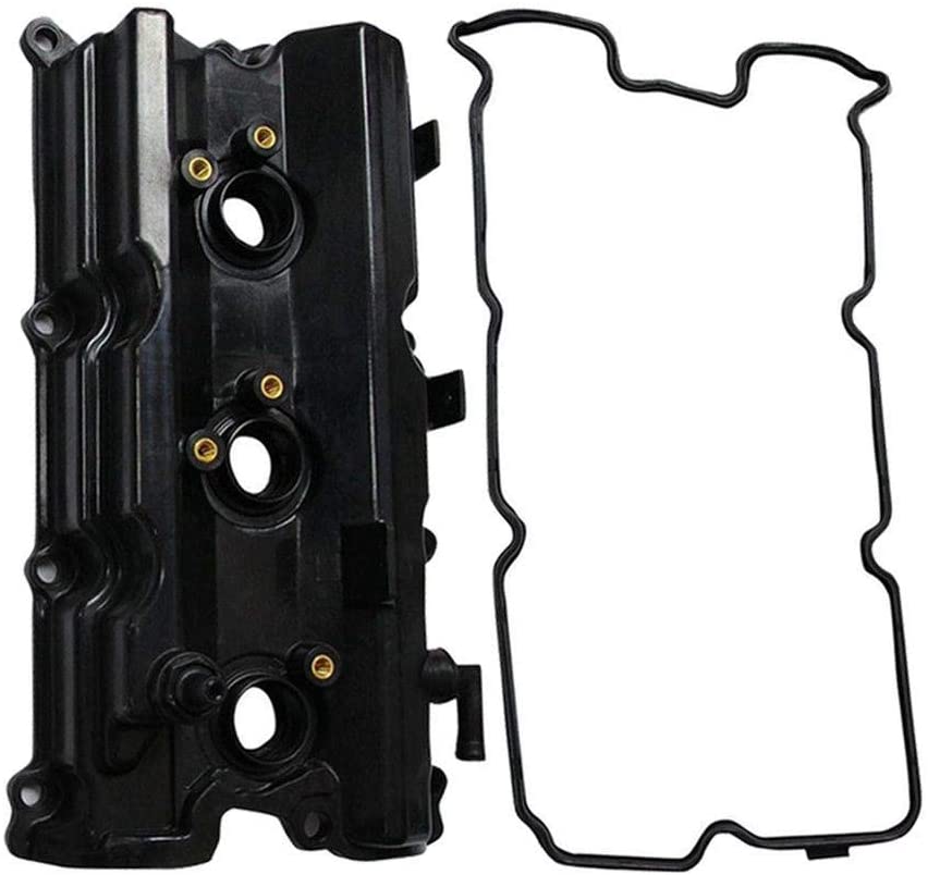 New Engine Valve Cover and Gasket kit Fit For 2003 2004 2005 2006 2007 2008 Infiniti FX35 M35 G35 2003-2007 350Z Right Side PCV Black