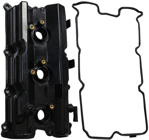 New Engine Valve Cover and Gasket kit Fit For 2003 2004 2005 2006 2007 2008 Infiniti FX35 M35 G35 2003-2007 350Z Right Side PCV Black
