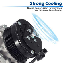 AUTEX AC Compressor & A/C Clutch C1804 C1804R C2468R 0610225 TEM275739 275739 2004918AM TEM255528 38810RNAA02 38810RRBA01 1102577 1102608 Replacement for Honda Civic 2006 2007 2008 2009 2010 2011 1.8L