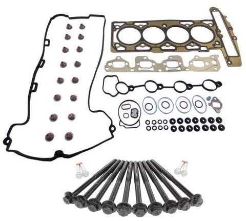 DNJ Head Gasket Set with Head Bolt Kit For 2006-2010 for Chevrolet Cobalt 2.4L 2384cc 145cid L4 DOHC