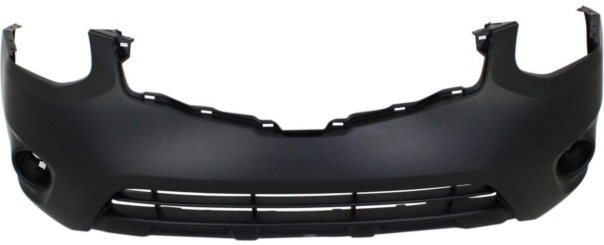 Front Bumper Cover For 2011-2013 Nissan Rogue w/fog lamp holes Primed