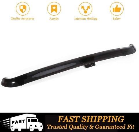 ANPART Front Bug Shield Hood Deflector fit for Jeep Gladiator 2020 Acrylic Bug Deflector Protector - Dark Smoke Carflector