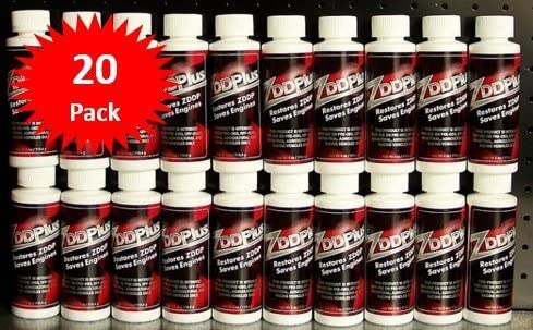 ZDDPPlus ZDDP Engine Oil Additive Zinc & Phosphorus 20 Bottle Pkg