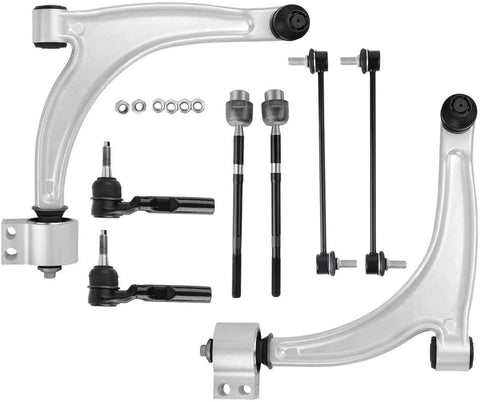 Front Lower Control Arm Kit Compatible with 2004-2009 Chevrolet Malibu, 2005-2010 Pontiac G6, 2007-2009 Saturn Aura