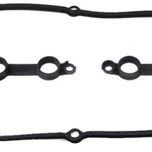 GDR 11120030496 Engine Valve Cover Gasket Set Kit Rubber 15-33077-02 plus 15 Grommet Seals Replacement for BMW E36 E39 E46 E53 E60 E83 E85 M54 L6 2.5L 3.0L 325 330 525 530 X3 X5 Z3 Z4 11121437395