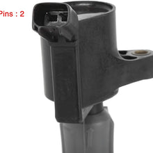 X AUTOHAUX 1L2U-12A366-AA Ignition Coil Black Auto Parts for Ford for Lincoln for Mercury 1997-2017