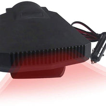 IMCROWN Car Heater Fan,DC12V 250W Car Vehicle Cooling Fan Hot Warm Heater Windscreen Demister Defroster Portable Auto Car Van Heater Car Defogger for General Types of Cars