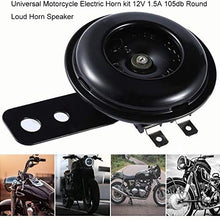 urjipstore Universal Motorcycle Electric Horn Kit 12V 1.5A 105db Waterproof Pedal Motorcycle Pedal SUV ATV Big Horn Speaker