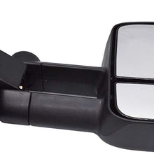 RainMan S Towing Power Heated Signal Side View Mirror fit for Chevy Towing Mirrors Chevrolet Silverado Side Mirror GMC Yukon Tow Mirrors Pair 2007-2013