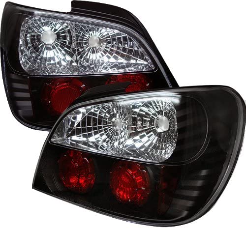 Spyder Auto ALT-YD-SI01-BK Subaru Impreza Black Altezza Tail Light (Black)