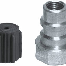 InterDynamics Certified AC Pro Car Air Conditioner Adapter Valve, Converts R12 to R134A Refrigerant, for 7/16 Inch Low Side Port, VA-1L