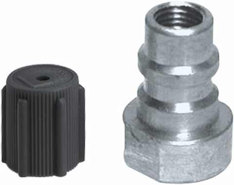 InterDynamics Certified AC Pro Car Air Conditioner Adapter Valve, Converts R12 to R134A Refrigerant, for 7/16 Inch Low Side Port, VA-1L