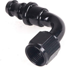 Atoking Anodized Aluminum 0 90 45 180 Degree Push Lock Oil Fuel Gas Hose Line End Fitting Adapter Reusable Hose End Fitting